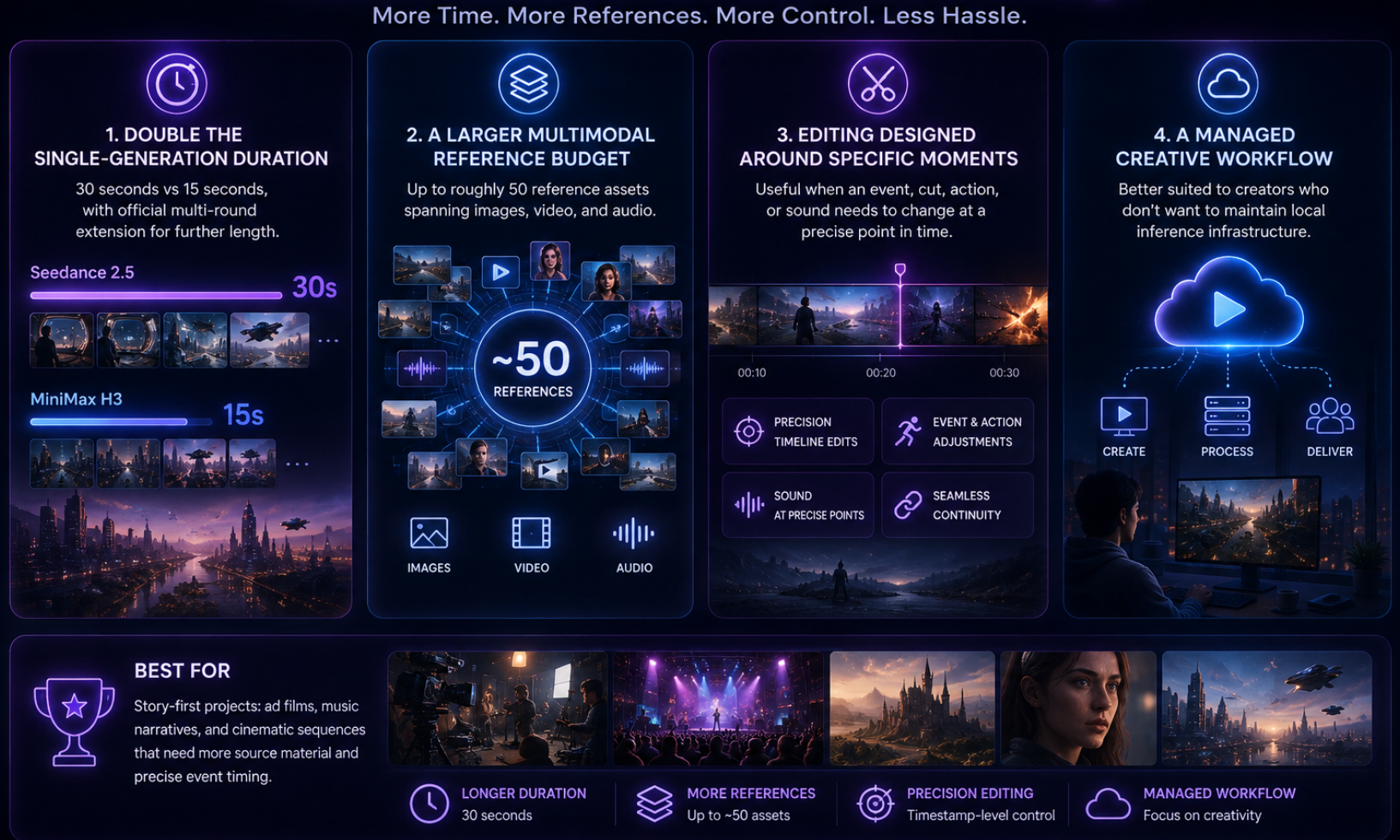 Seedance 2.5 advantages example